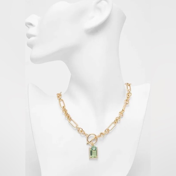 🐘🐘 Ralph Lauren Toggle Stone Charm Necklace - Picture 7 of 11